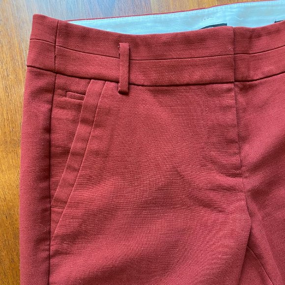 LOFT Berry Red "Marisa" Dress Pants, Size 6 - Picture 4 of 12